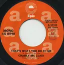 7inch Vinyl Single - Charly McClain - That's What You Do To Me
