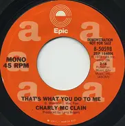 Charly McClain - That's What You Do To Me