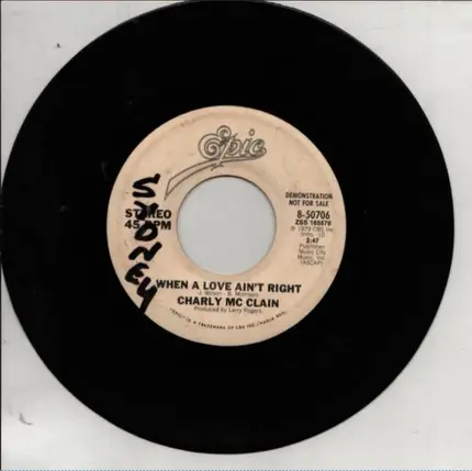 Charly McClain - When A Love Ain't Right