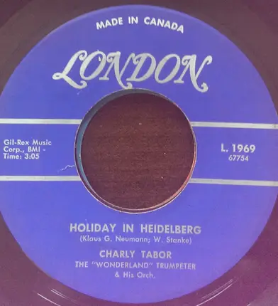 Charly Tabor - Angel Blues / Holiday In Heidelberg