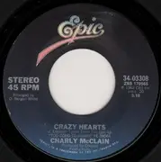 7inch Vinyl Single - Charly McClain - With You / Crazy Hearts