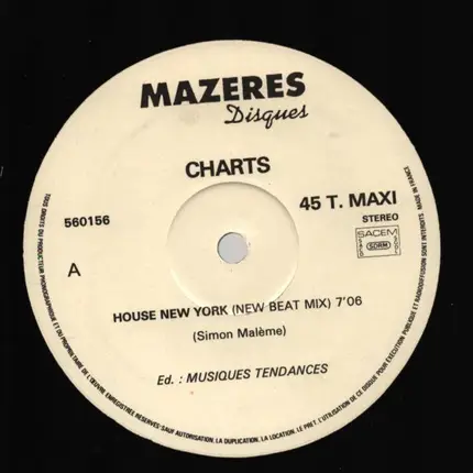 Charts - House New York