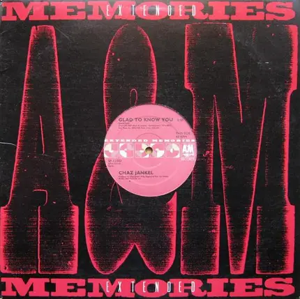 Chaz Jankel / Raes - Glad To Know You / Don't Turn Around