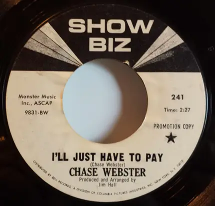 Chase Webster - I'll Just Have To Pay