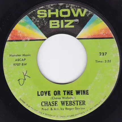 Chase Webster - Happy In The Morning / Love Or The Wine