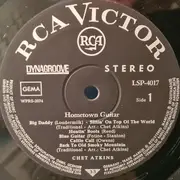 LP - Chet Atkins - Hometown Guitar - Dynagroove on labels