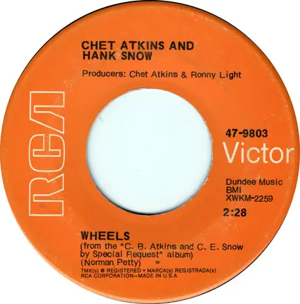 Chet Atkins , Hank Snow - Difficult / Wheels