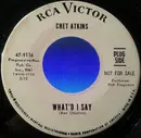 7inch Vinyl Single - Chet Atkins - What'd I Say / Charlie Brown