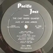 LP - Chet Baker Quartet - Jazz At Ann Arbor