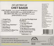 CD - Chet Baker & Strings - Heartbreak