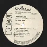 LP - Chet Baker Sextet - Chet Is Back! - Promo / Mono / + insert