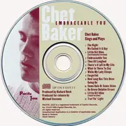 CD - Chet Baker - Embraceable You