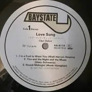 LP - Chet Baker - Love Song - Insert