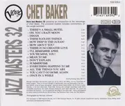 CD - Chet Baker - Verve Jazz Masters 32