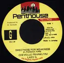 7inch Vinyl Single - Chevelle Franklyn / Lady G - Sweetness For Weakness