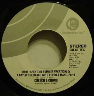 Cheech & Chong - (How I Spent My Summer Vacation) Or A Day At The Beach With Pedro & Man - Part I