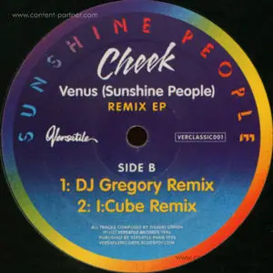 Cheek - Venus (Sunshine People) - Remix EP