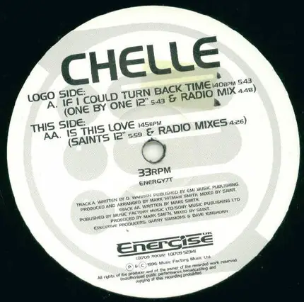 Chelle - If I Could Turn Back Time / Is This Love