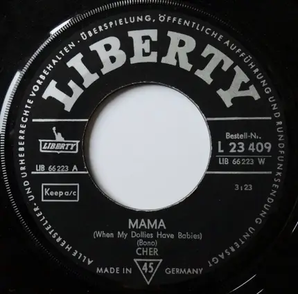 Cher - Mama (When My Dollies Have Babies)