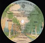 LP - Cher - I'd Rather Believe In You