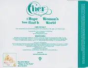 CD Single - Cher - I Hope You Find It / Woman's World