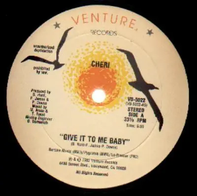 Cheri - Give it to my baby