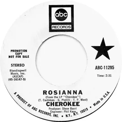 Cherokee - Rosianna