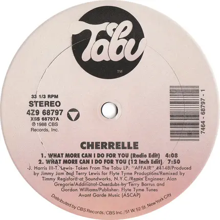 Cherrelle - What More Can I Do For You