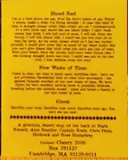 7inch Vinyl Single - Cherry 2000 - Blood Red / Ghost / New Waste Of Time / Another Ghost