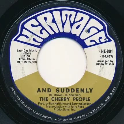Cherry People - And Suddenly