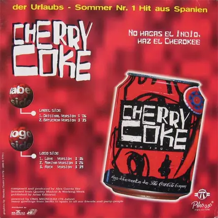 Cherry Coke - No Hagas El Indio, Haz El Cherokee