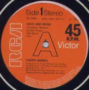 12inch Vinyl Single - Cheryl Barnes - Save And Spend
