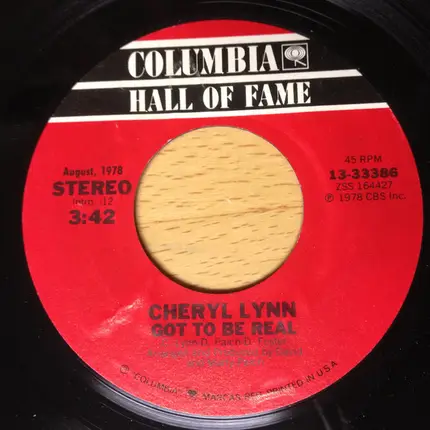 Cheryl Lynn - Got To Be Real / Star Love