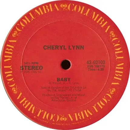 Cheryl Lynn - Shake It Up Tonight