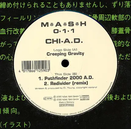Chi-A.D. - Creeping Gravity / Pathfinder 2000 A.D. / Redivider (Remix)