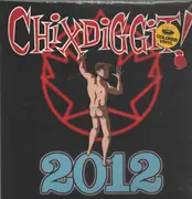 12inch Vinyl Single - Chixdiggit - 2012 - Etched, Red vinyl, Ltd Ed,Single Sided
