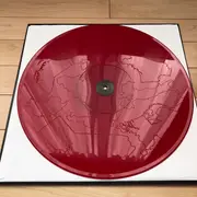 12inch Vinyl Single - Chixdiggit - 2012 - Etched, Red vinyl, Ltd Ed,Single Sided