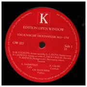 LP - Chiara Banchini / Gerhart Darmstadt / Alfred Gross - Italienische Violinmusik 1600-1750