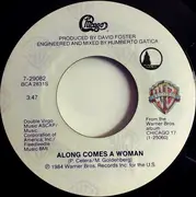 7inch Vinyl Single - Chicago - Along Comes A Woman / We Can Stop The Hurtin'