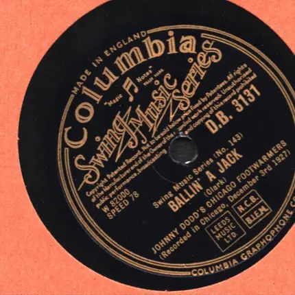 Chicago Footwarmers - Ballin' A Jack / Grandma's Ball