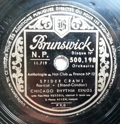 Chicago Rhythm Kings - Bugle Call Rag / Spider Crawl