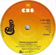 7inch Vinyl Single - Chicago - Wishing You Were Here