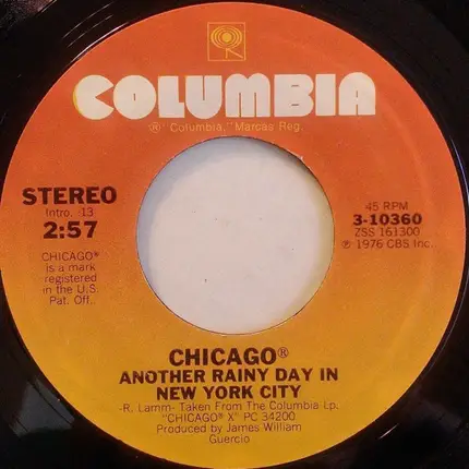 Chicago - Another Rainy Day in New York