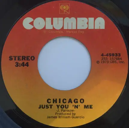 Chicago - Just You 'N' Me