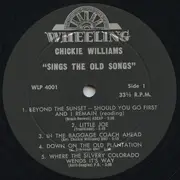 LP - Chickie Williams - Sings The Old Songs