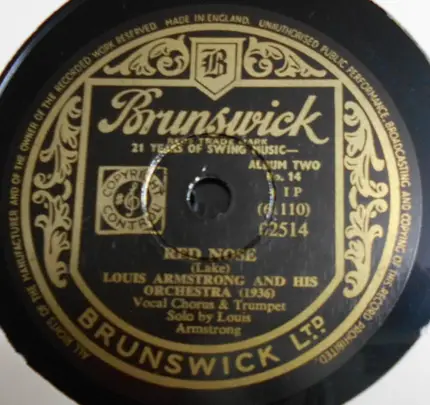 Chick Webb And His Orchestra / Louis Armstrong And His Orchestra - Go Harlem / Red Nose