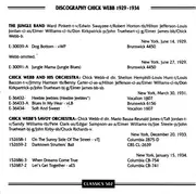 CD - Chick Webb And His Orchestra - 1929-1934
