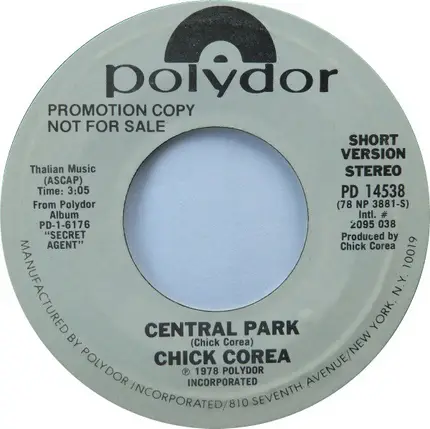 Chick Corea - Central Park