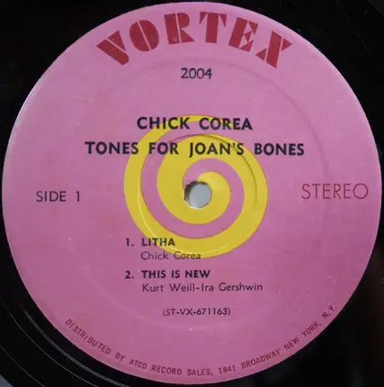 Chick Corea - Tones for Joan's Bones