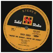 LP - Chick Corea - Now He Sings, Now He Sobs